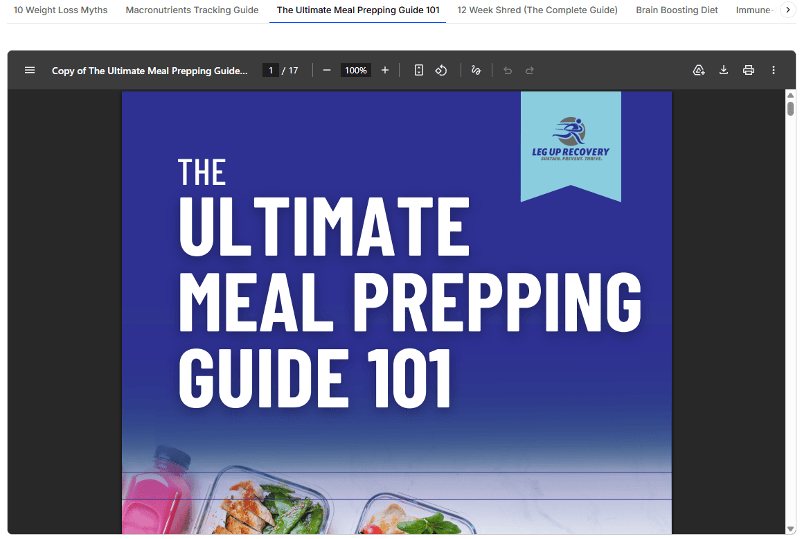 Lifestyle guides and content library for customers